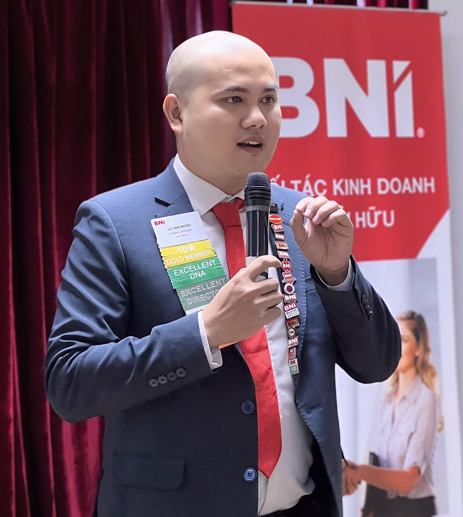 Quá trình học BNI buider đứng thứ 3 Thế Giới của Lê Văn Ngọc 